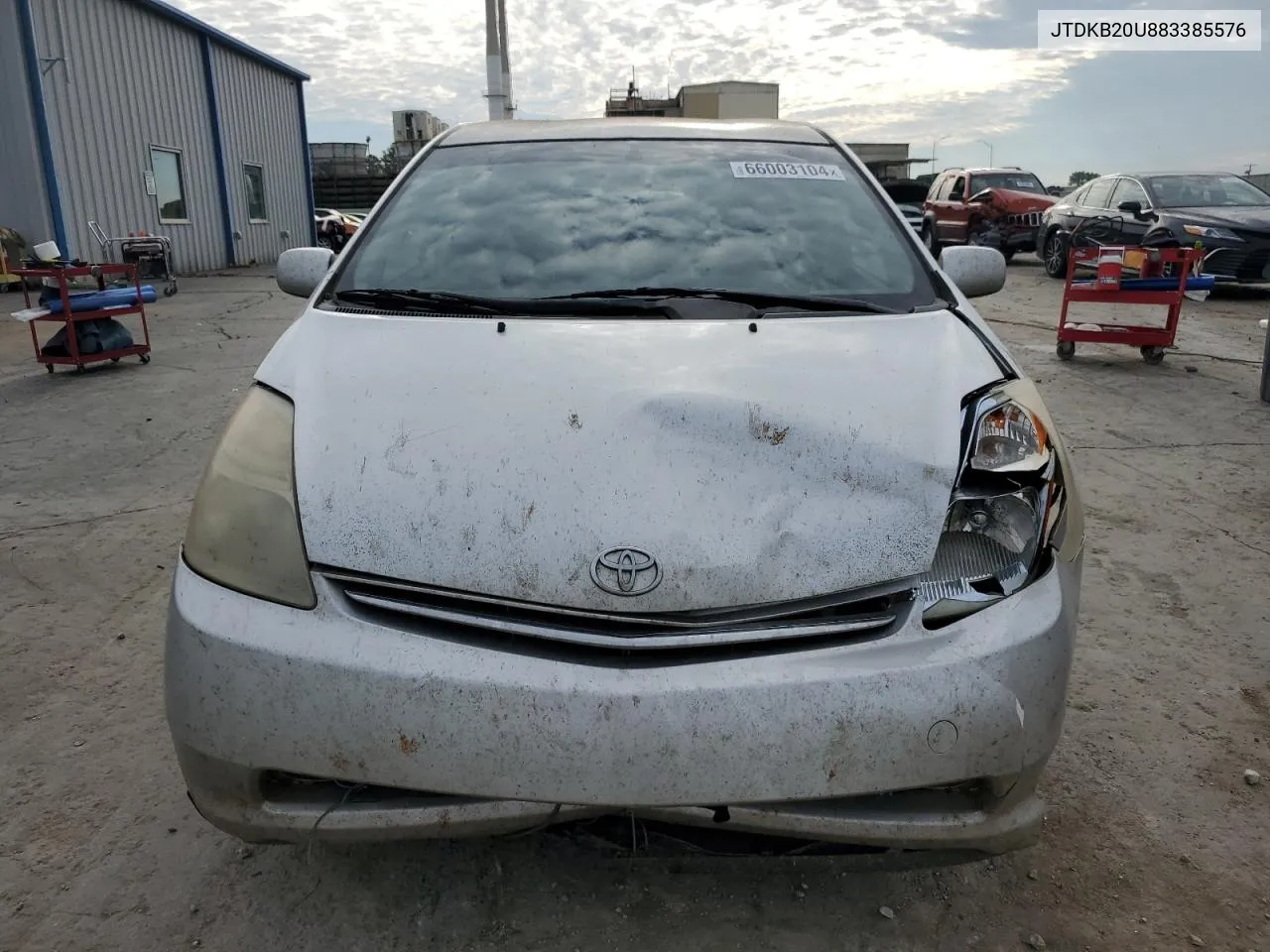 2008 Toyota Prius VIN: JTDKB20U883385576 Lot: 66003104