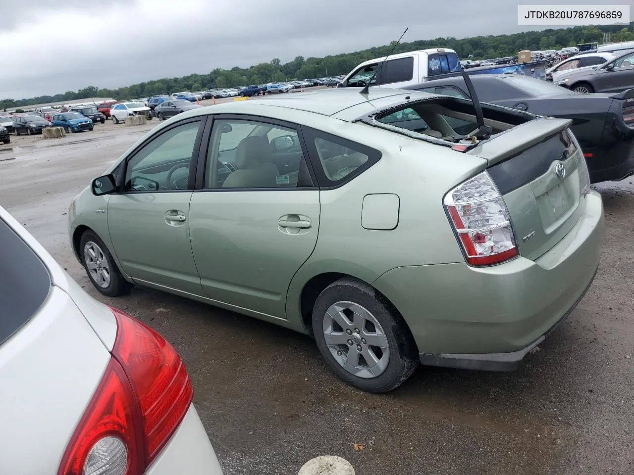 2008 Toyota Prius VIN: JTDKB20U787696859 Lot: 66043774