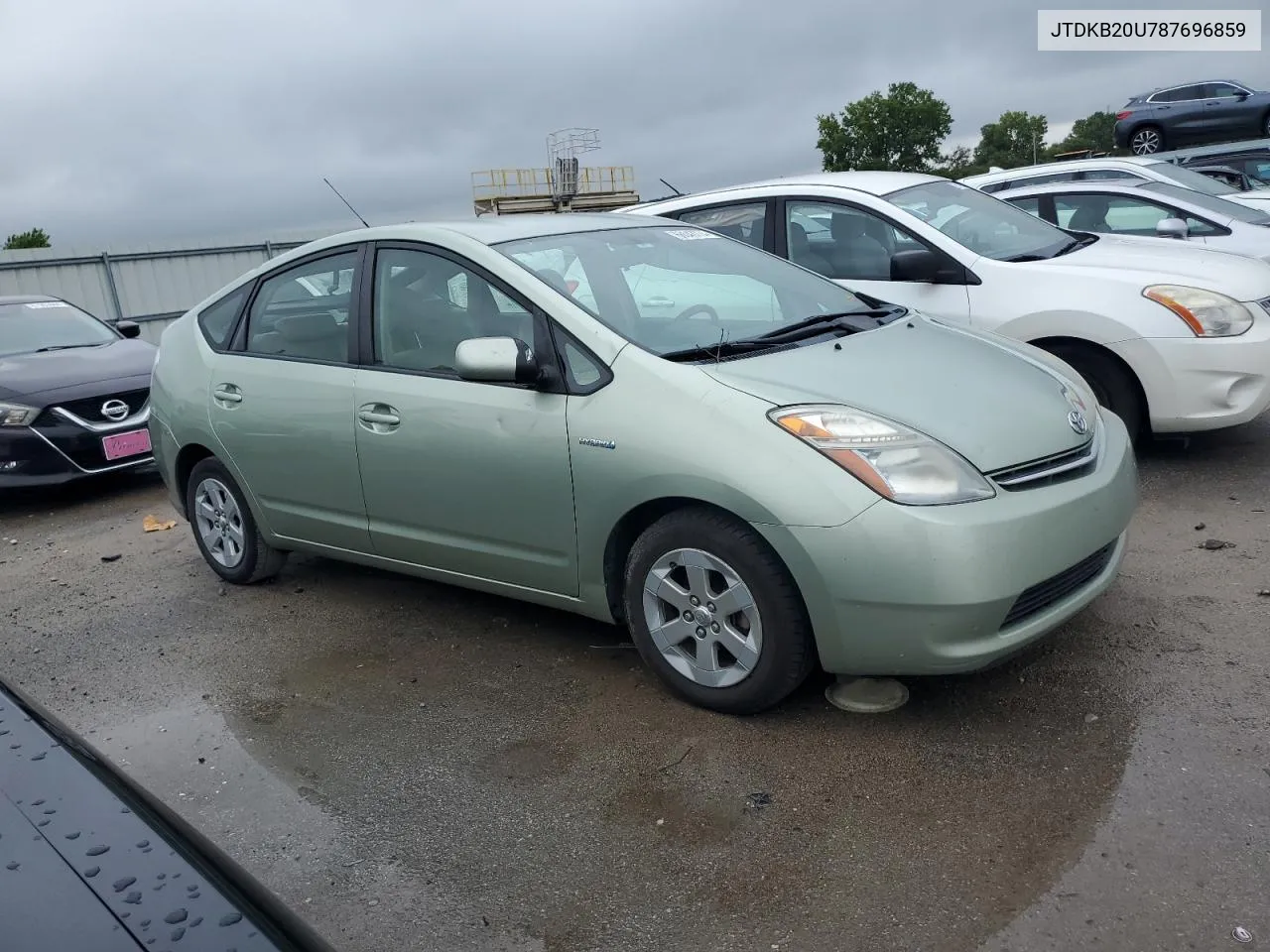 2008 Toyota Prius VIN: JTDKB20U787696859 Lot: 66043774