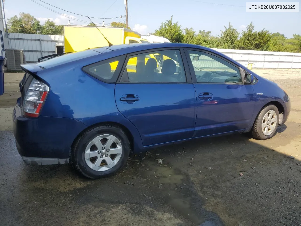 2008 Toyota Prius VIN: JTDKB20U887802025 Lot: 66102514