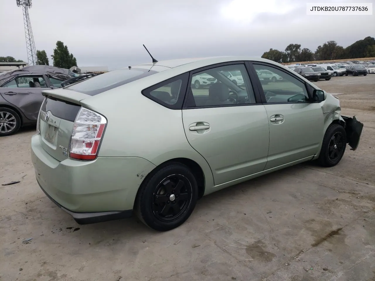 2008 Toyota Prius VIN: JTDKB20U787737636 Lot: 66185694