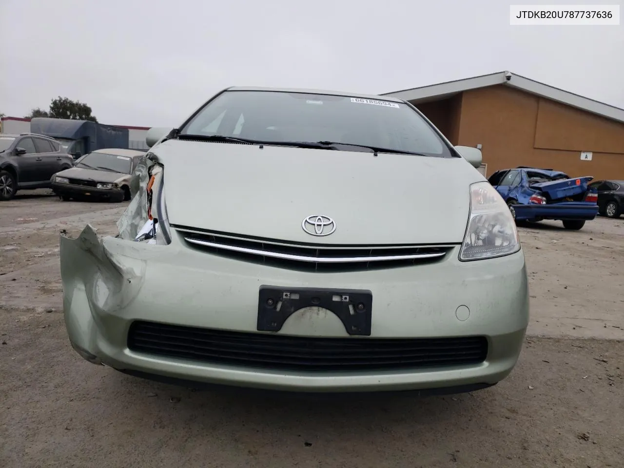 2008 Toyota Prius VIN: JTDKB20U787737636 Lot: 66185694