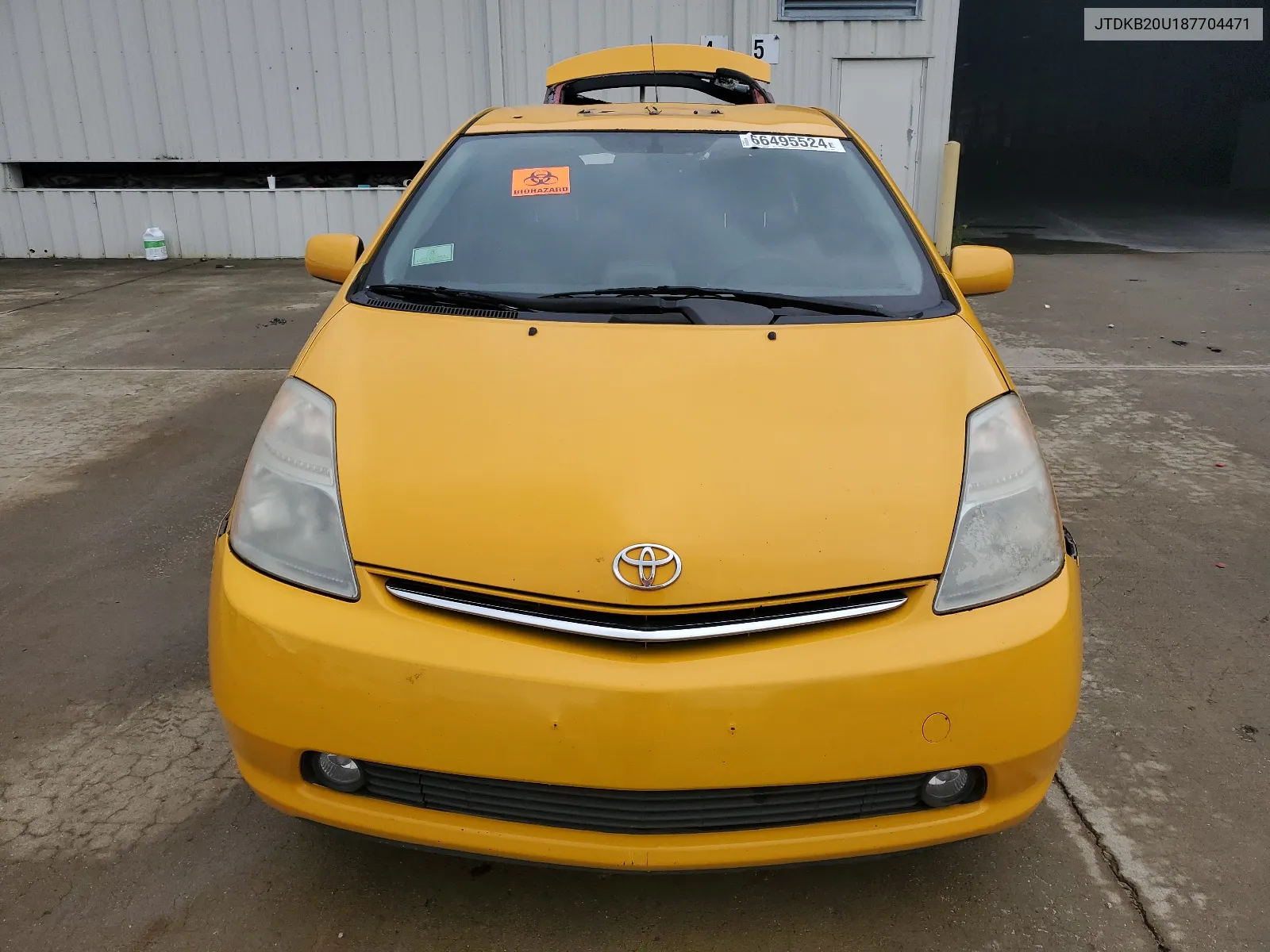 2008 Toyota Prius VIN: JTDKB20U187704471 Lot: 66495524