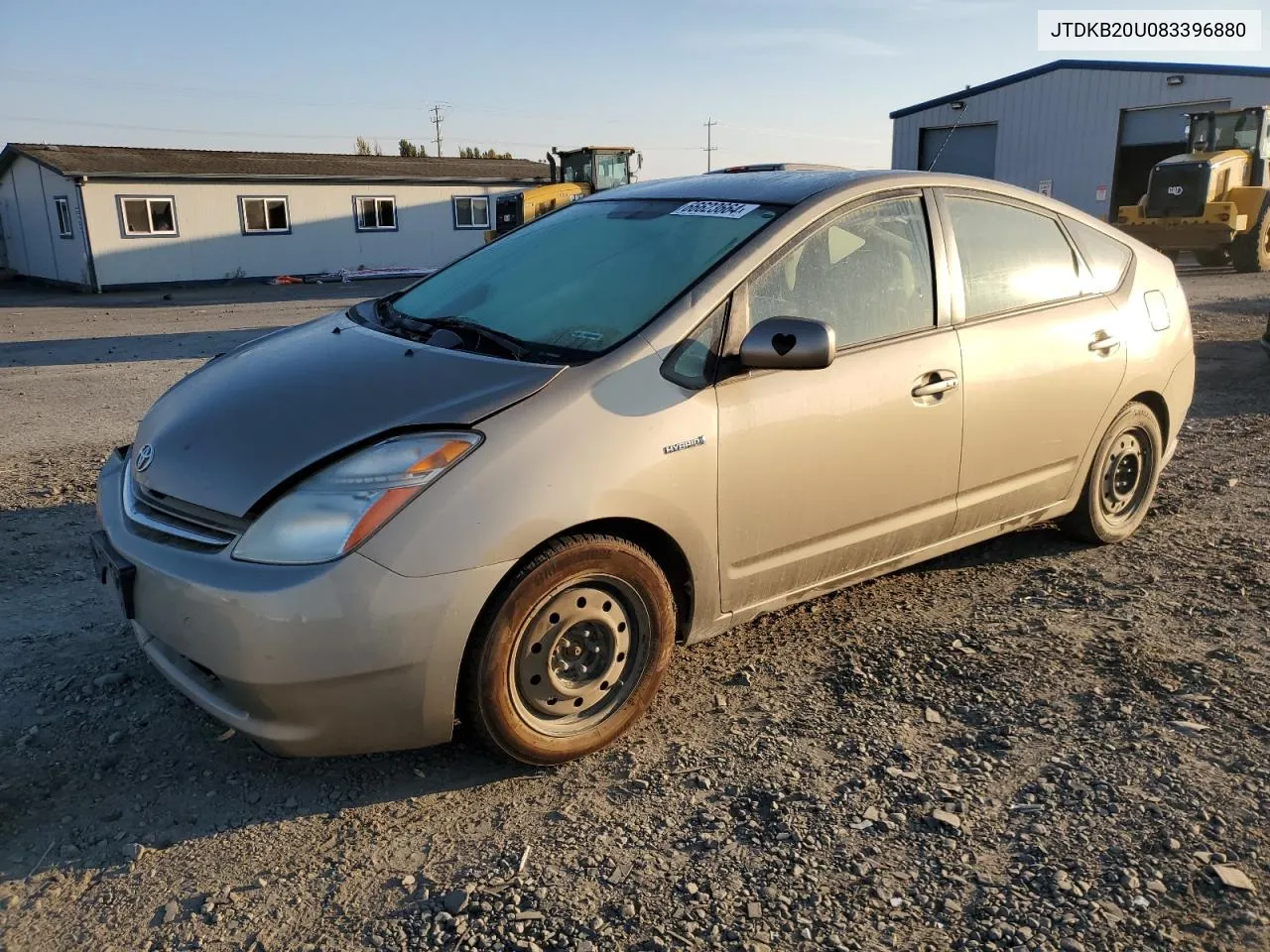 2008 Toyota Prius VIN: JTDKB20U083396880 Lot: 66623664