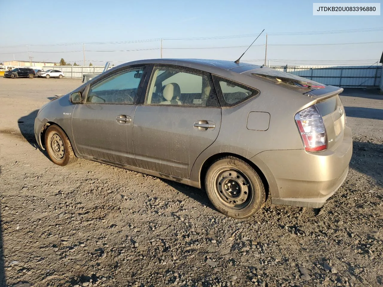 2008 Toyota Prius VIN: JTDKB20U083396880 Lot: 66623664