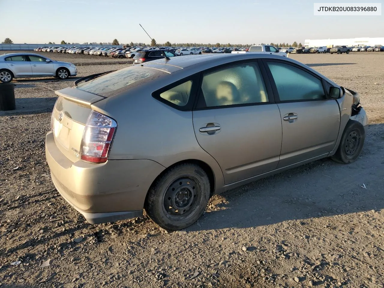 2008 Toyota Prius VIN: JTDKB20U083396880 Lot: 66623664