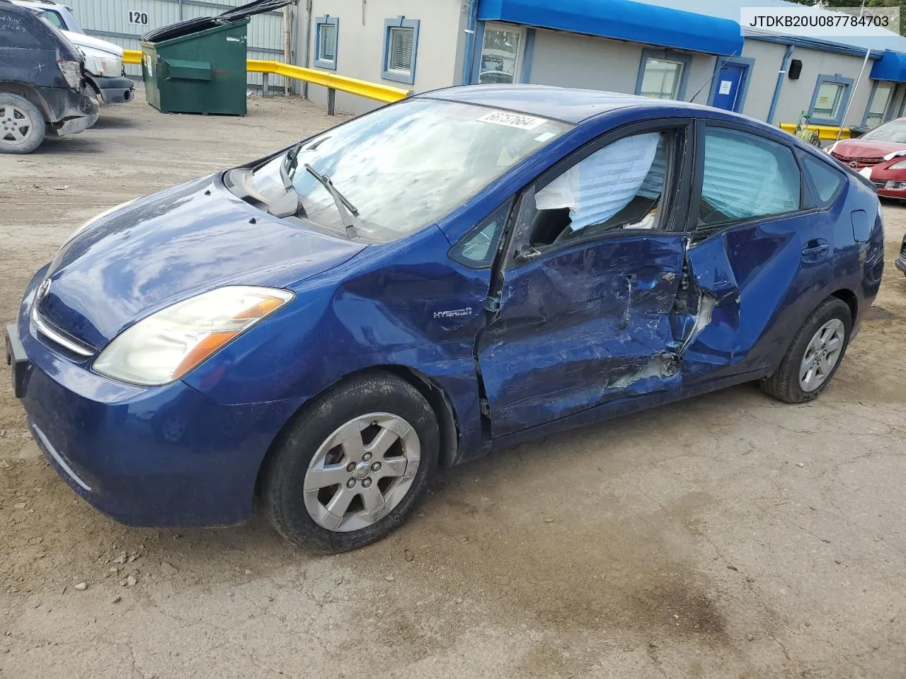 JTDKB20U087784703 2008 Toyota Prius