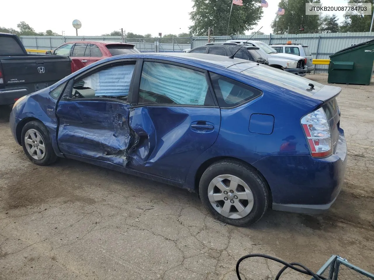 JTDKB20U087784703 2008 Toyota Prius