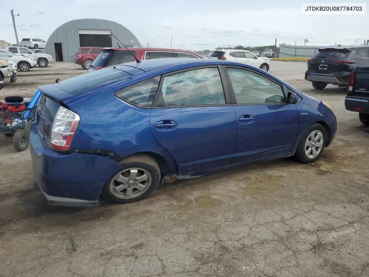 2008 Toyota Prius VIN: JTDKB20U087784703 Lot: 66757664