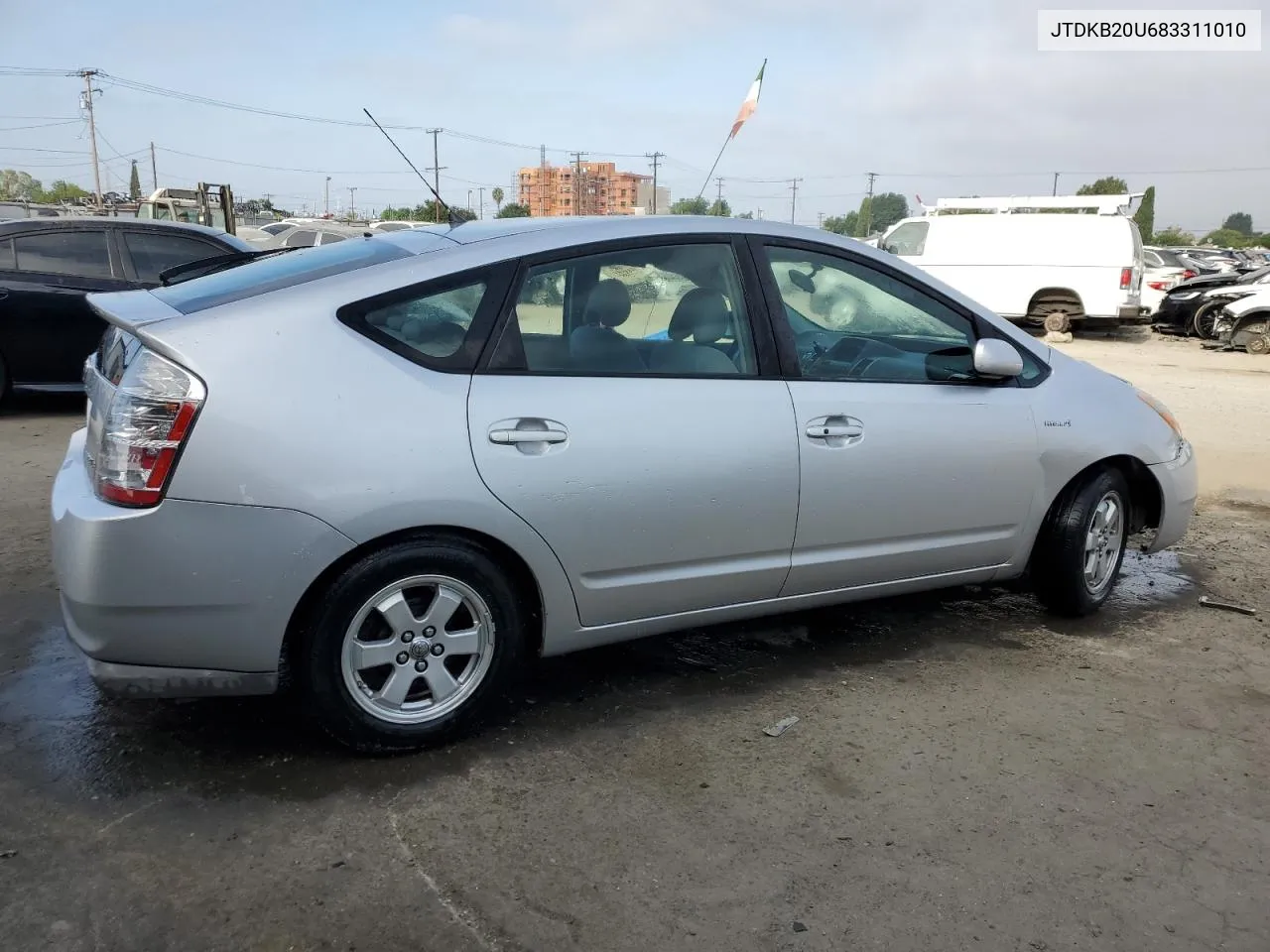 2008 Toyota Prius VIN: JTDKB20U683311010 Lot: 66938994