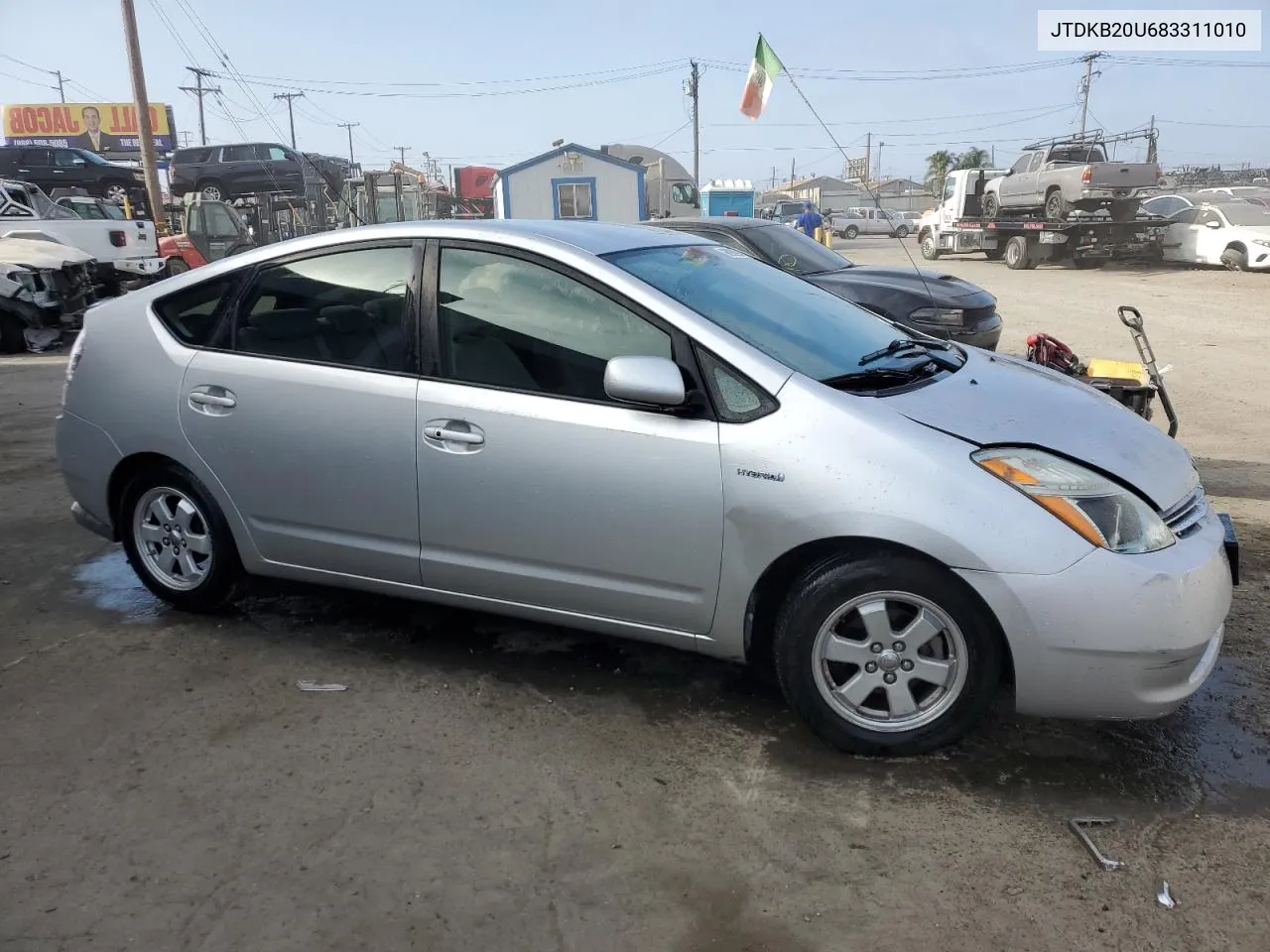 2008 Toyota Prius VIN: JTDKB20U683311010 Lot: 66938994