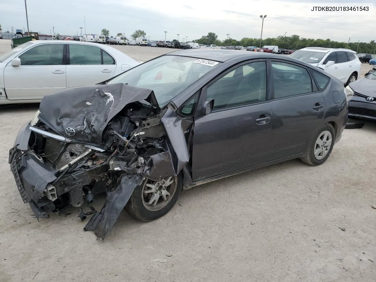 2008 Toyota Prius VIN: JTDKB20U183461543 Lot: 67547544