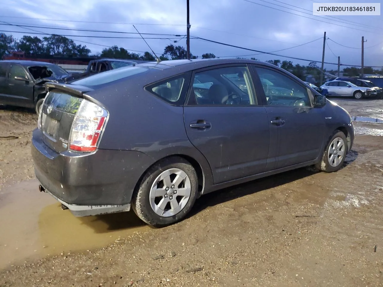 2008 Toyota Prius VIN: JTDKB20U183461851 Lot: 67705614