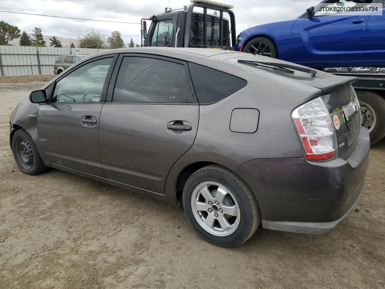 2008 Toyota Prius VIN: JTDKB20U383335734 Lot: 67756464