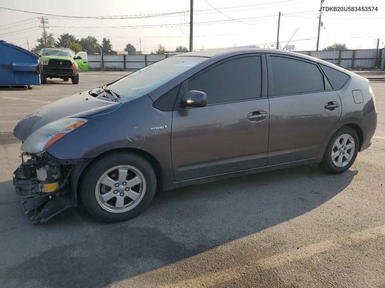 2008 Toyota Prius VIN: JTDKB20U583453574 Lot: 68325914