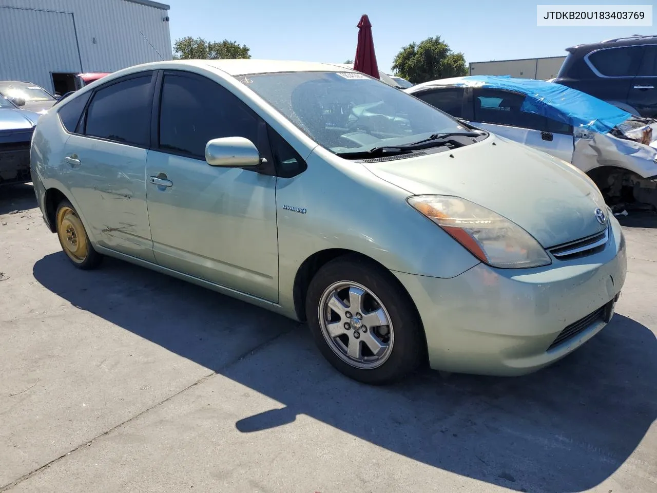 2008 Toyota Prius VIN: JTDKB20U183403769 Lot: 68343394