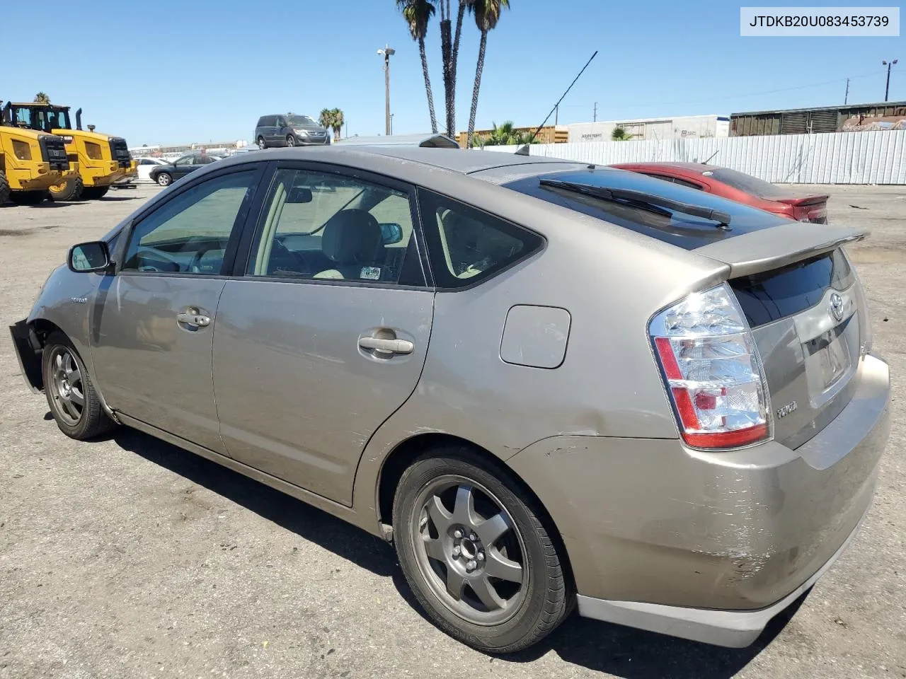 2008 Toyota Prius VIN: JTDKB20U083453739 Lot: 68504344