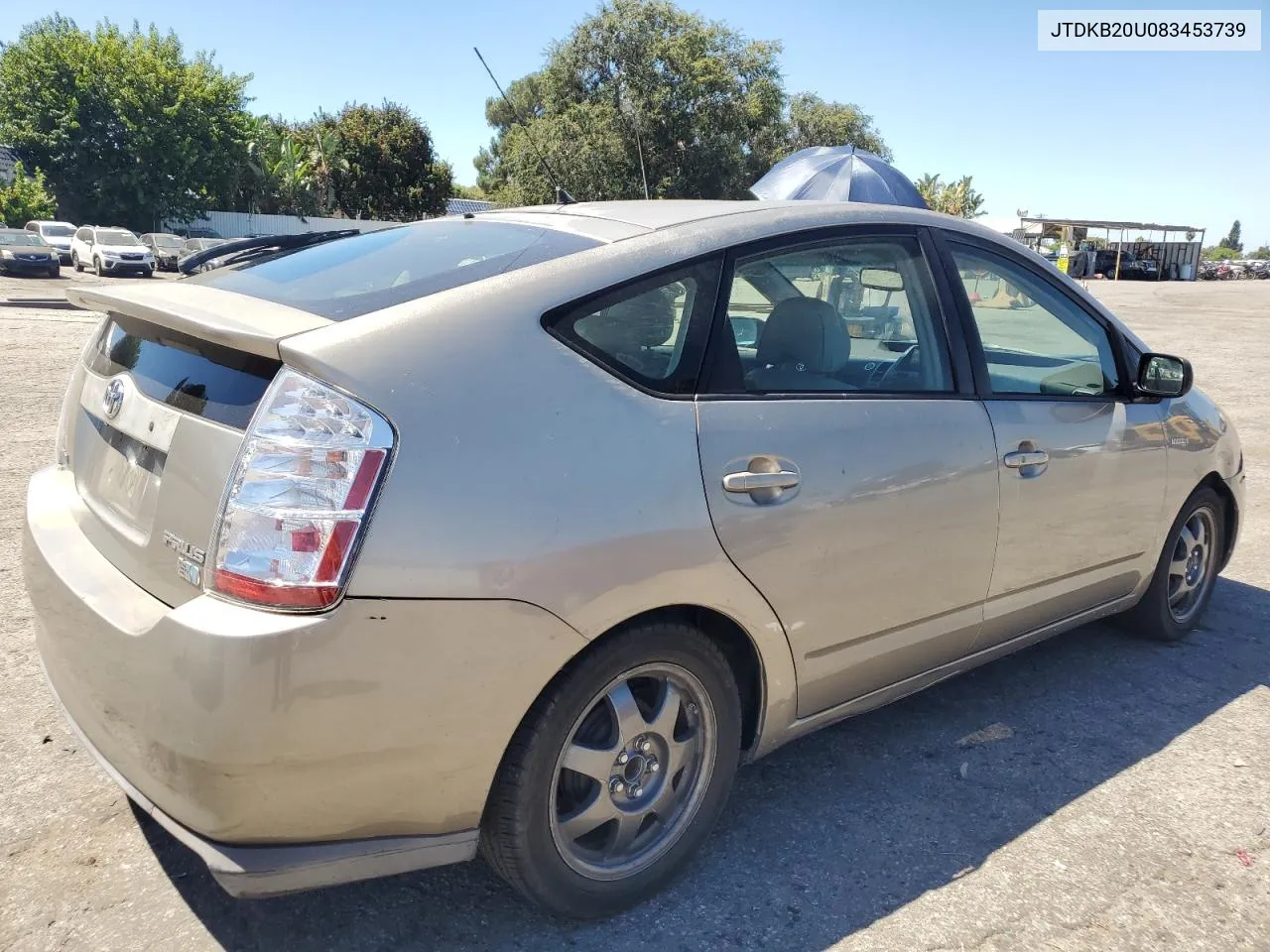 2008 Toyota Prius VIN: JTDKB20U083453739 Lot: 68504344