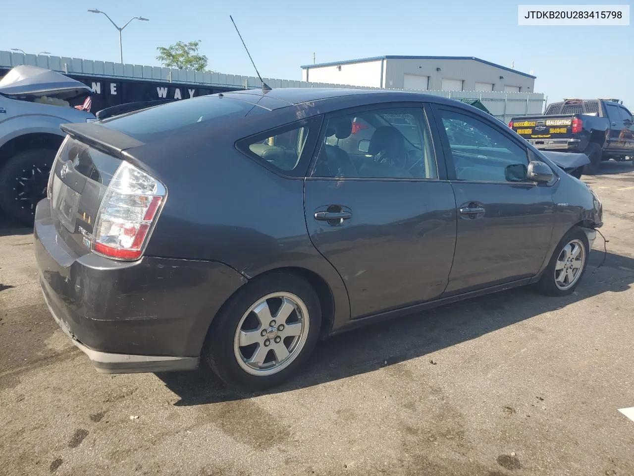 2008 Toyota Prius VIN: JTDKB20U283415798 Lot: 68634754