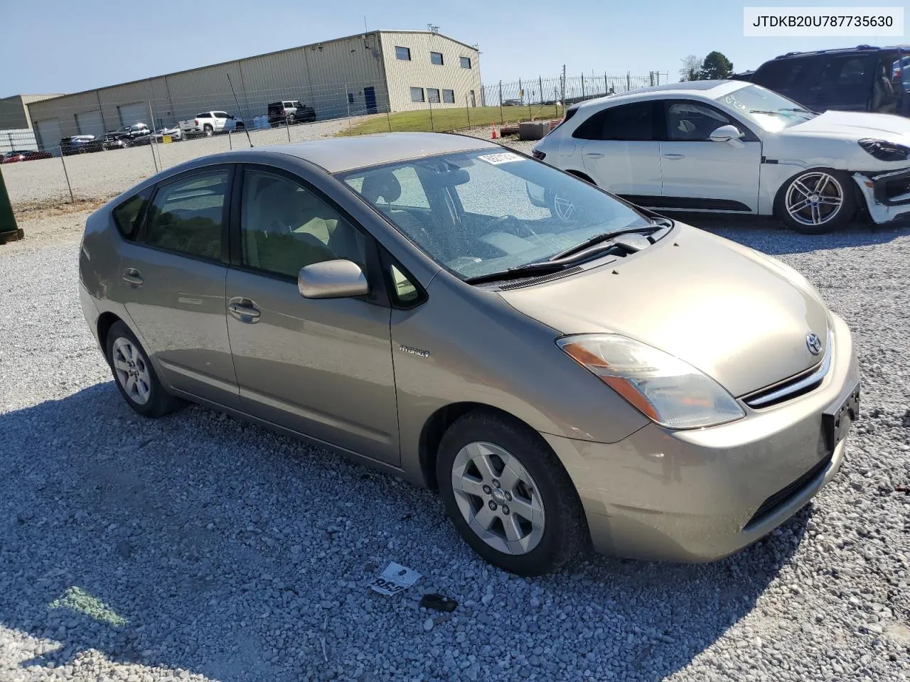 2008 Toyota Prius VIN: JTDKB20U787735630 Lot: 69271214