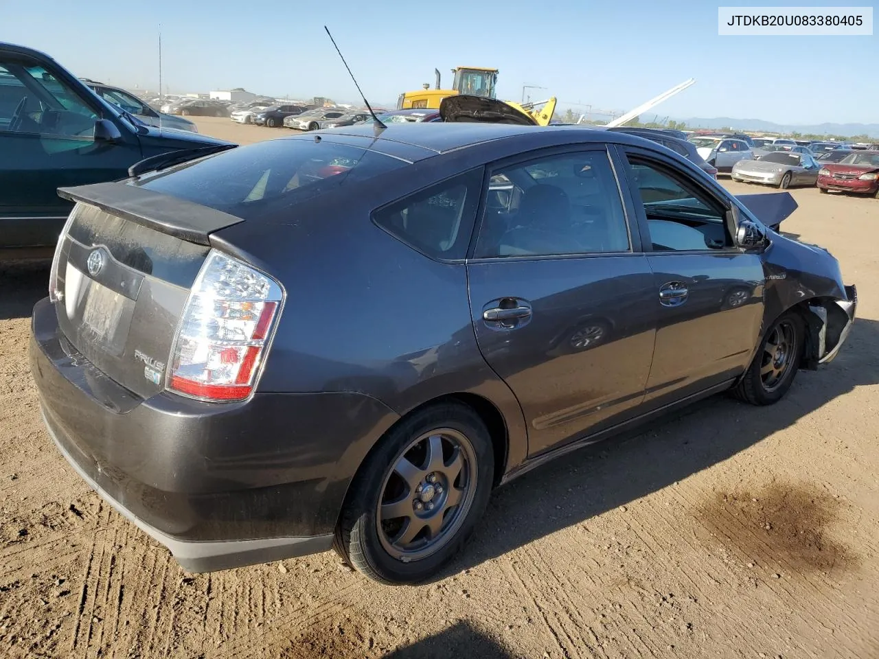 2008 Toyota Prius VIN: JTDKB20U083380405 Lot: 69304194