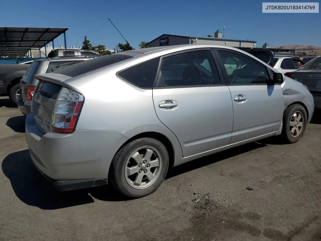 2008 Toyota Prius VIN: JTDKB20U183414769 Lot: 69439574