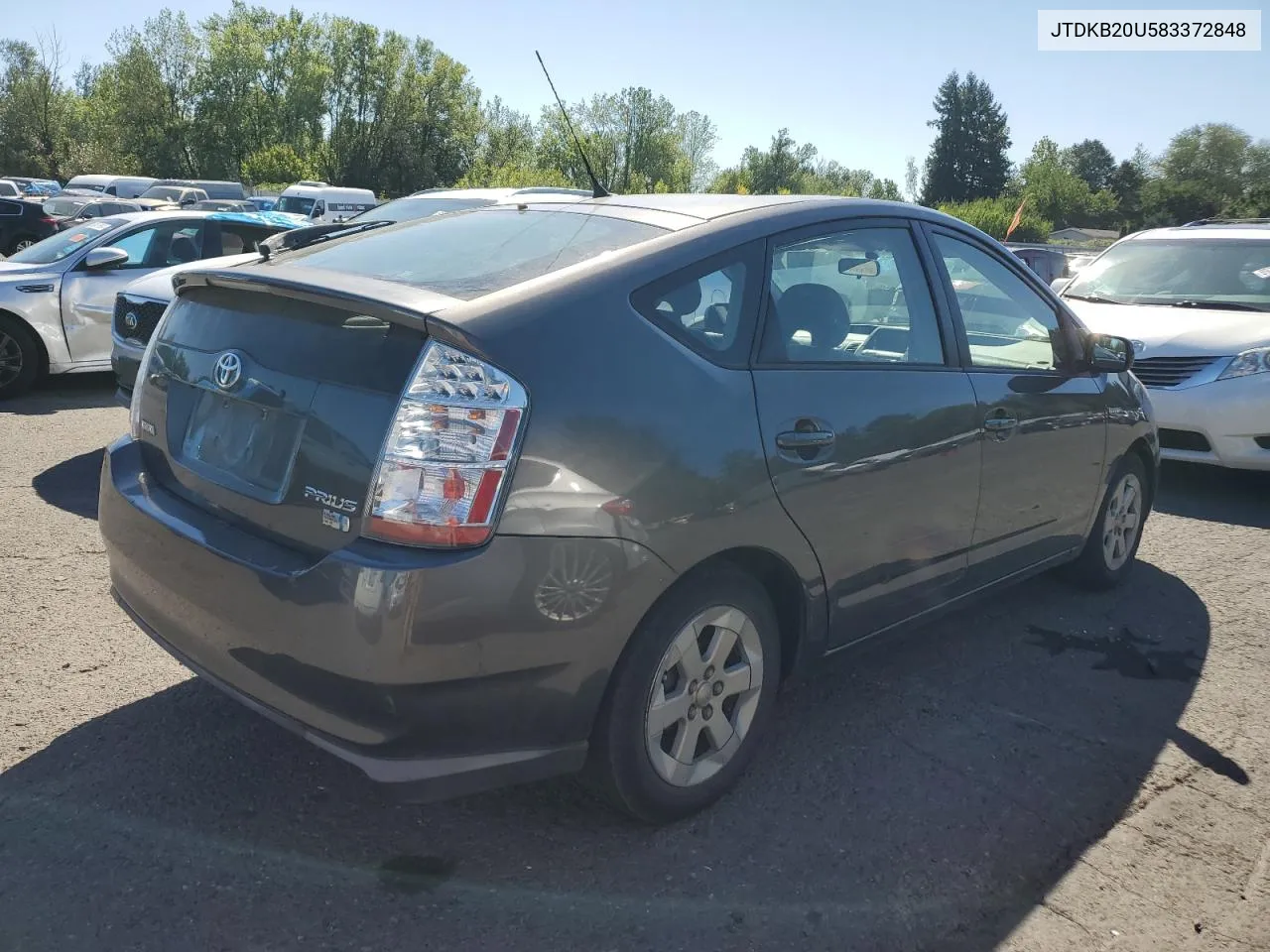 2008 Toyota Prius VIN: JTDKB20U583372848 Lot: 69525714