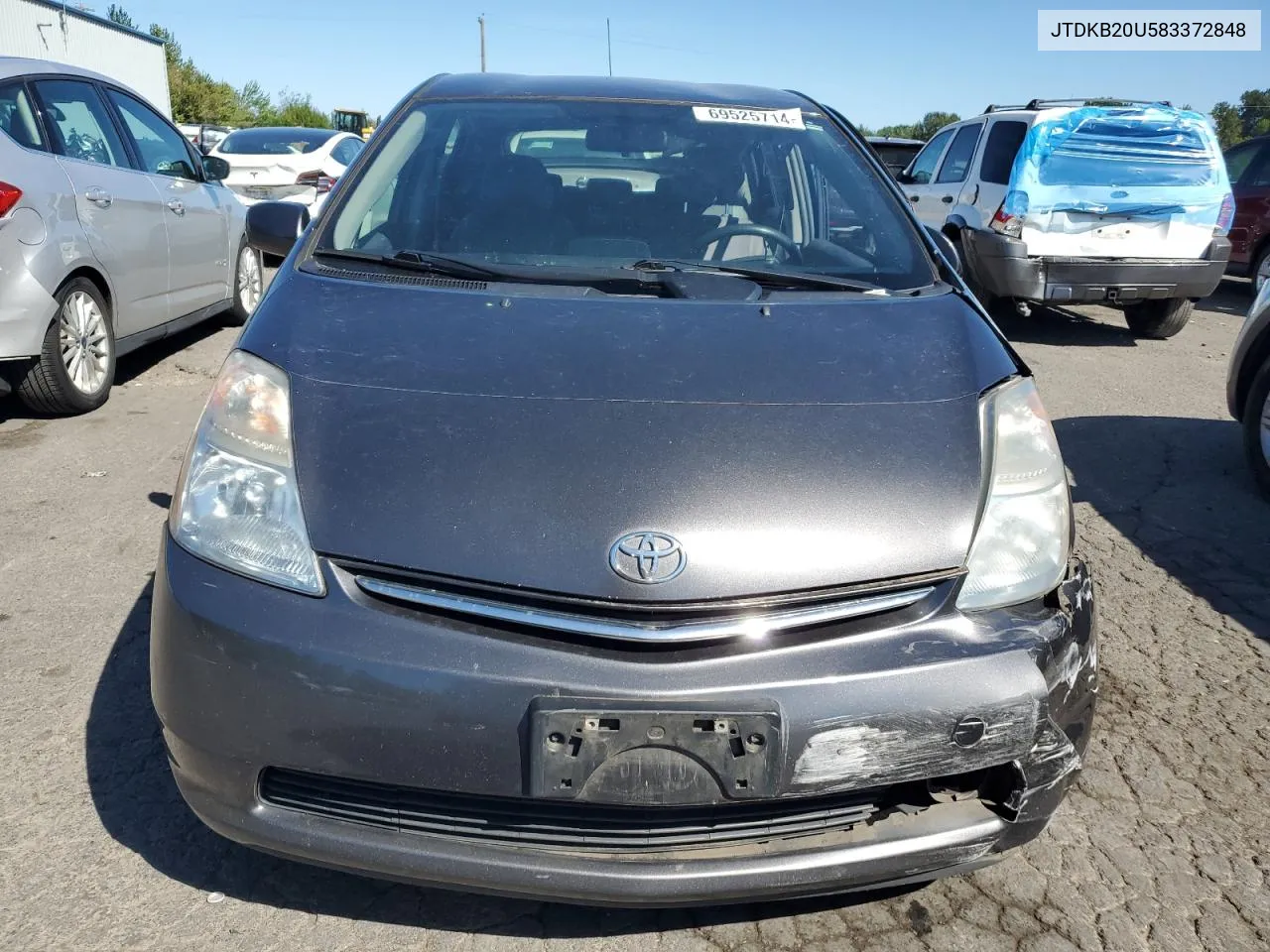 2008 Toyota Prius VIN: JTDKB20U583372848 Lot: 69525714