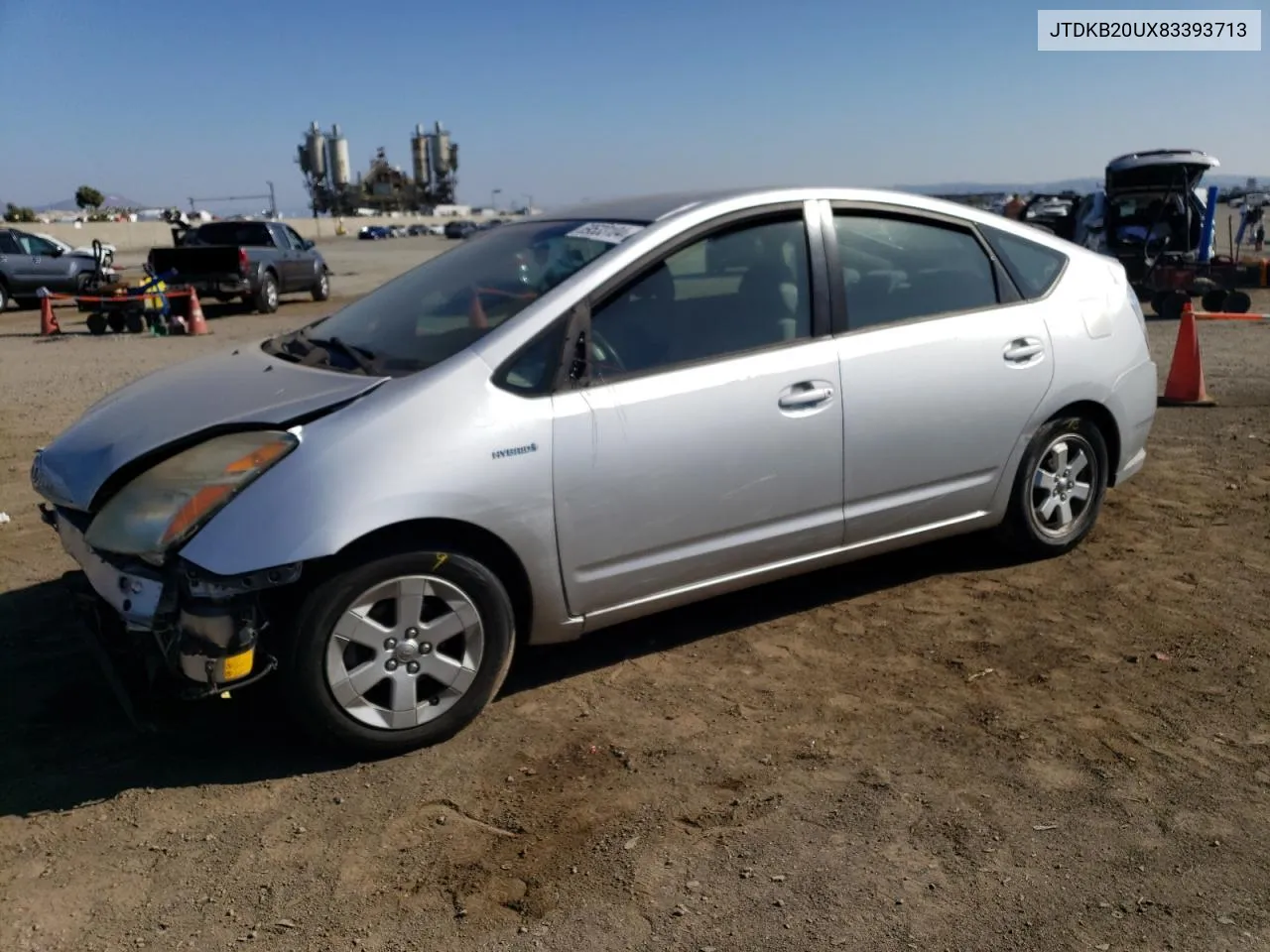 2008 Toyota Prius VIN: JTDKB20UX83393713 Lot: 69533104