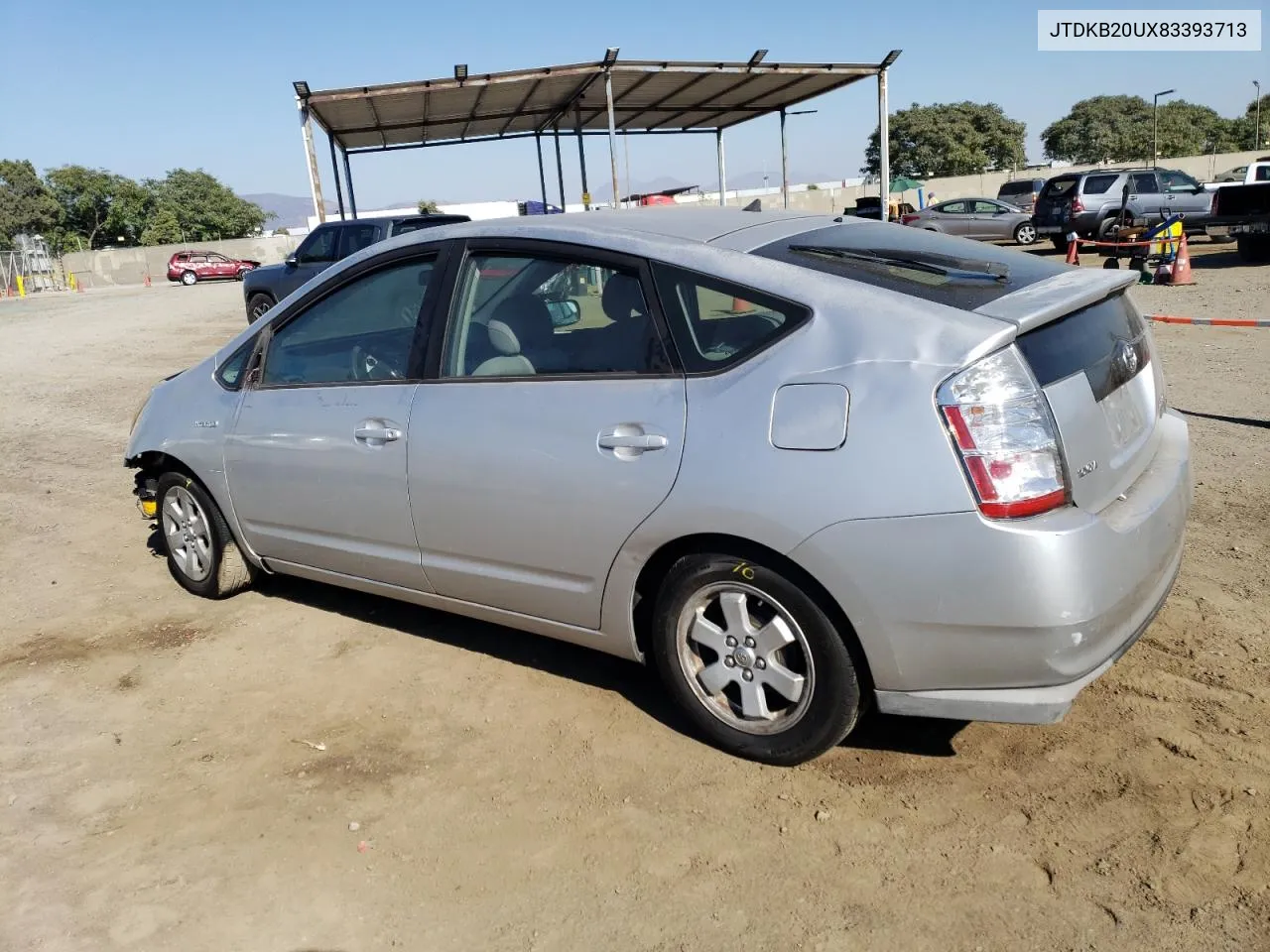 2008 Toyota Prius VIN: JTDKB20UX83393713 Lot: 69533104