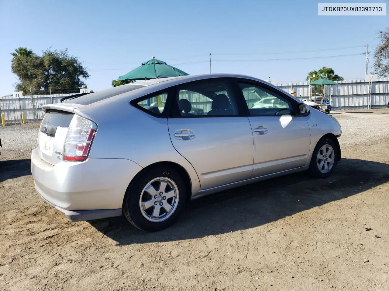 2008 Toyota Prius VIN: JTDKB20UX83393713 Lot: 69533104