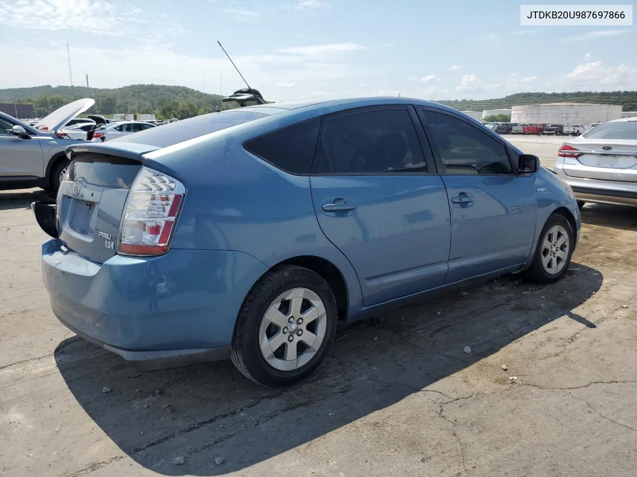 2008 Toyota Prius VIN: JTDKB20U987697866 Lot: 69663894