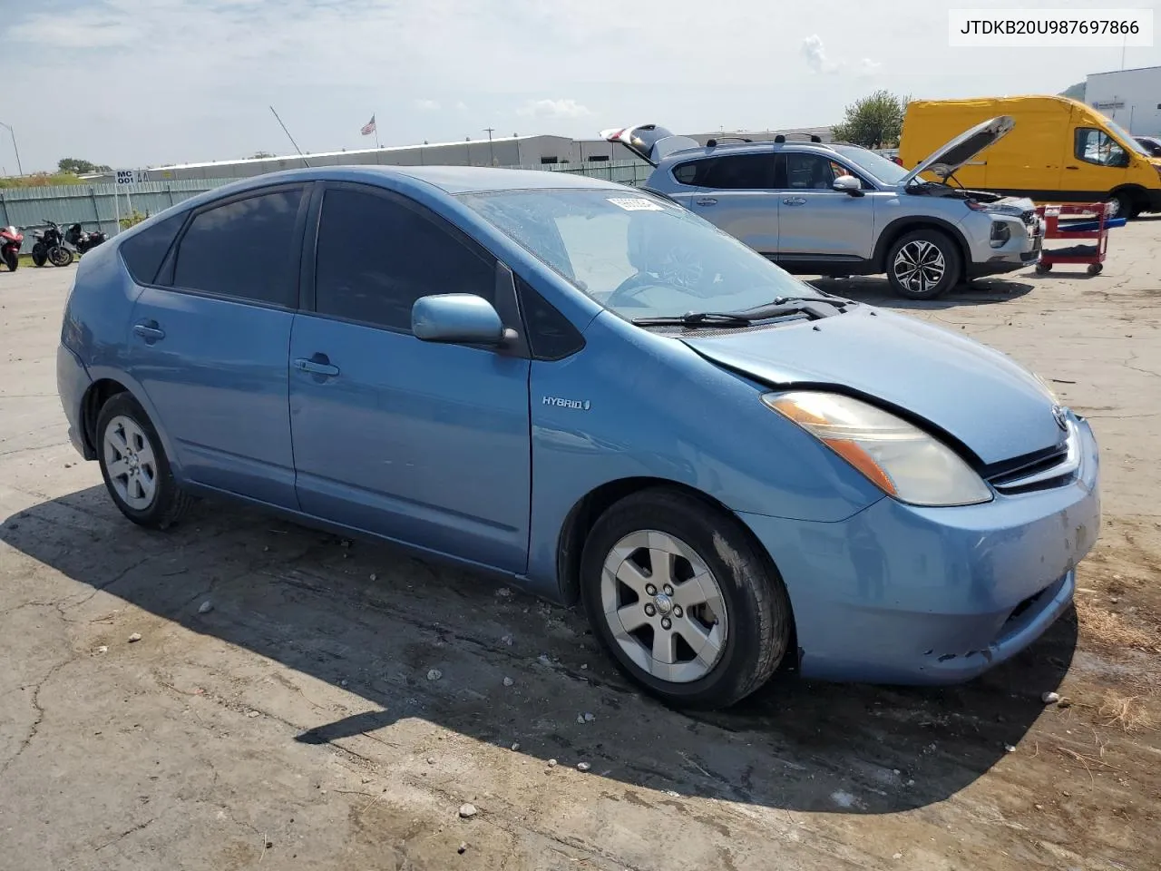 2008 Toyota Prius VIN: JTDKB20U987697866 Lot: 69663894