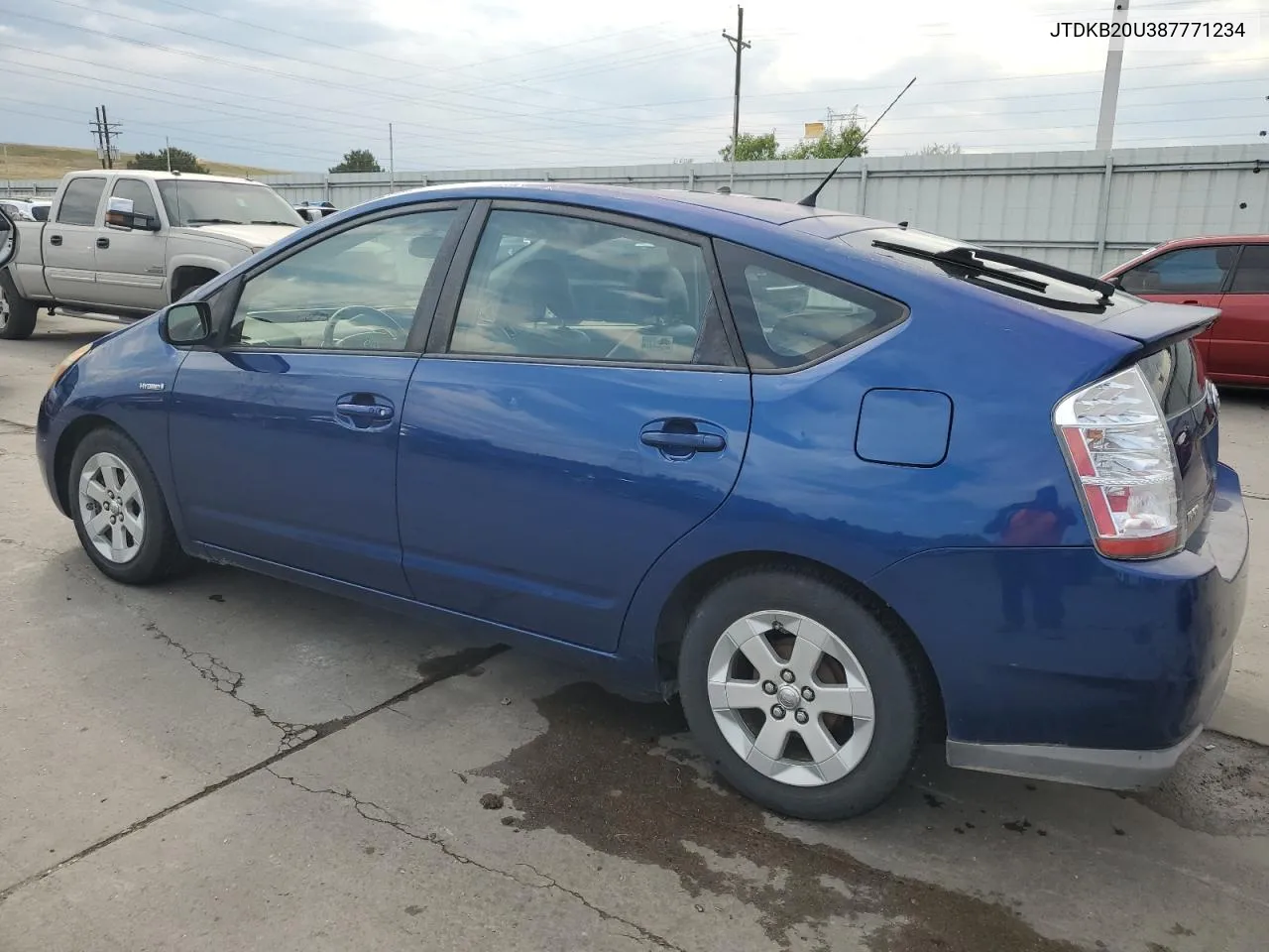 2008 Toyota Prius VIN: JTDKB20U387771234 Lot: 69791084