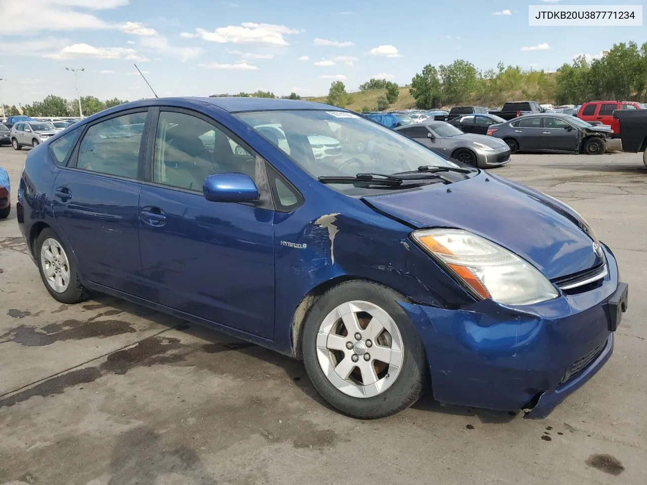 JTDKB20U387771234 2008 Toyota Prius