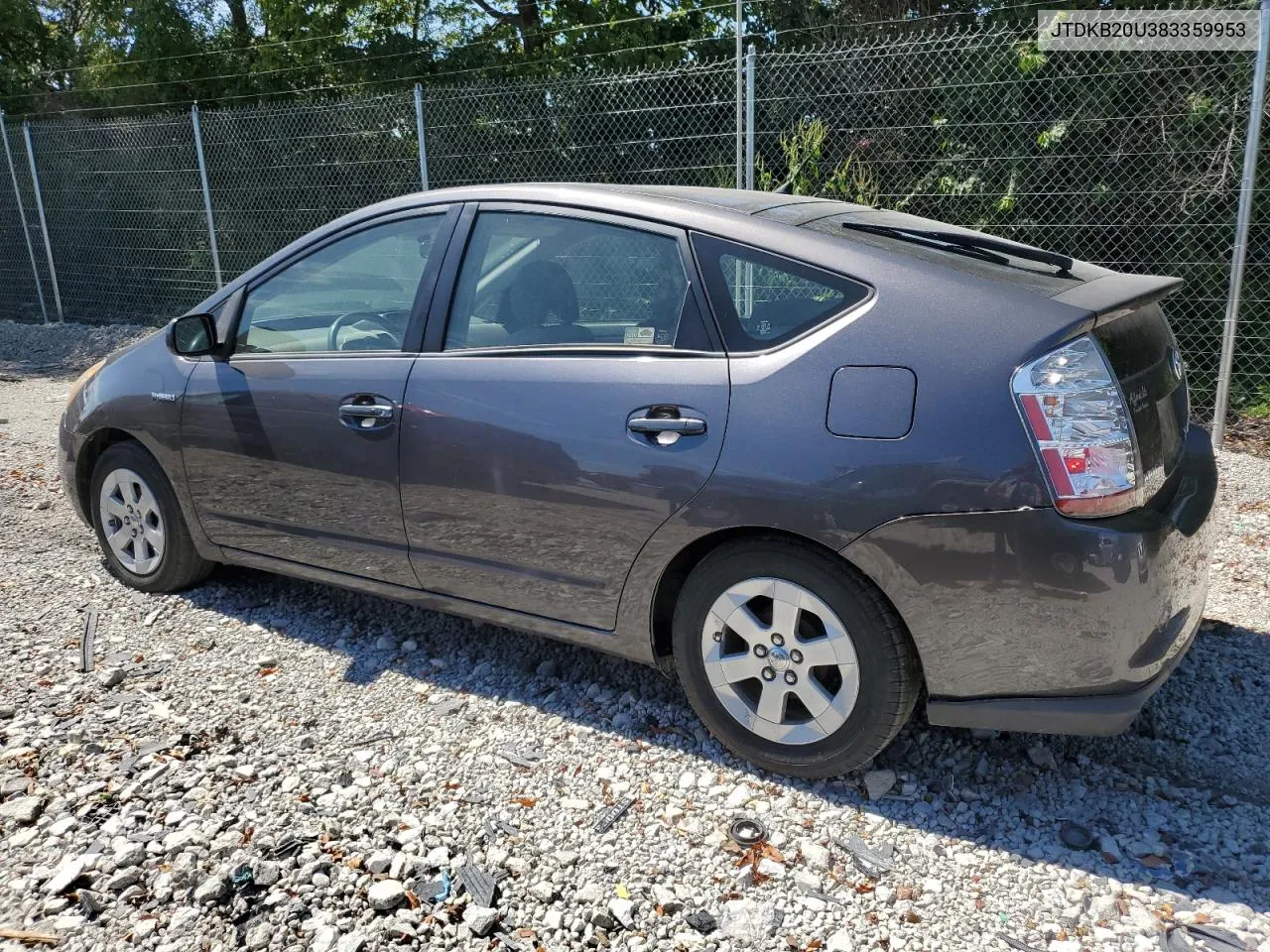 2008 Toyota Prius VIN: JTDKB20U383359953 Lot: 69834074