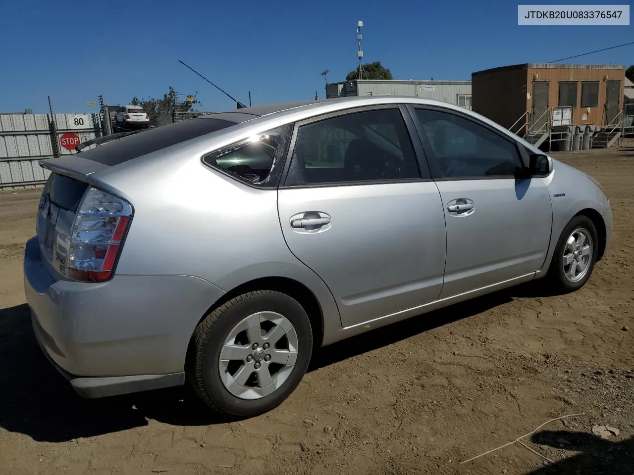 2008 Toyota Prius VIN: JTDKB20U083376547 Lot: 69854794