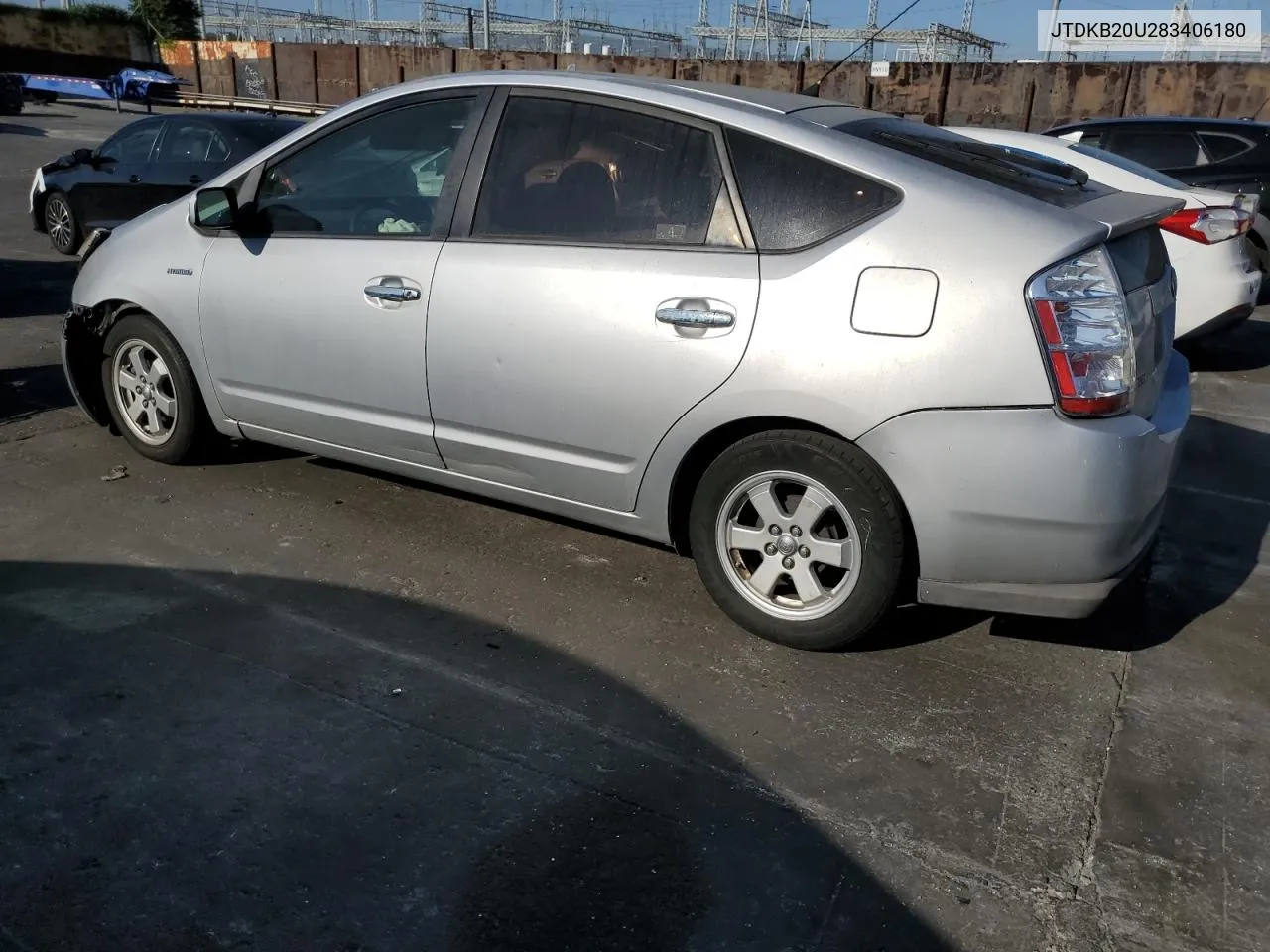 2008 Toyota Prius VIN: JTDKB20U283406180 Lot: 70131624