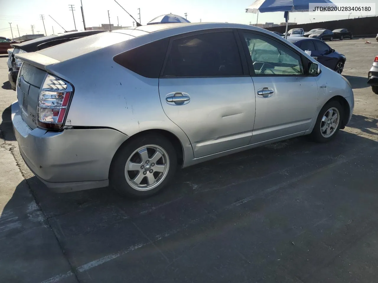 2008 Toyota Prius VIN: JTDKB20U283406180 Lot: 70131624