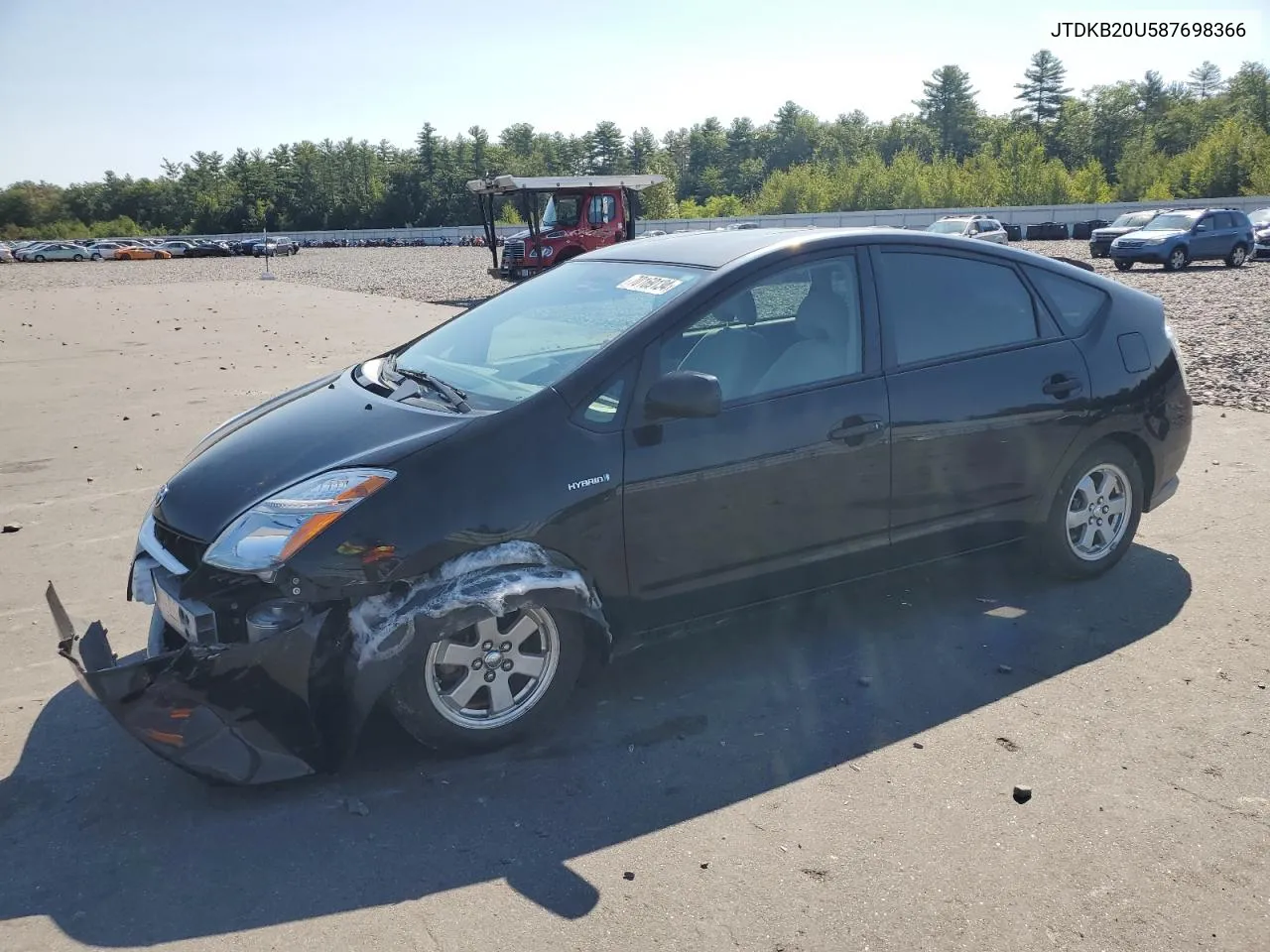 2008 Toyota Prius VIN: JTDKB20U587698366 Lot: 70169134