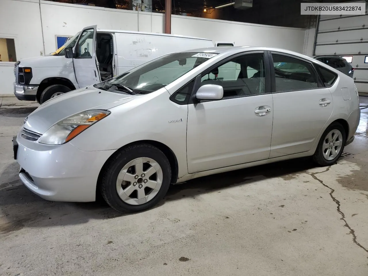 2008 Toyota Prius VIN: JTDKB20U583422874 Lot: 70195934