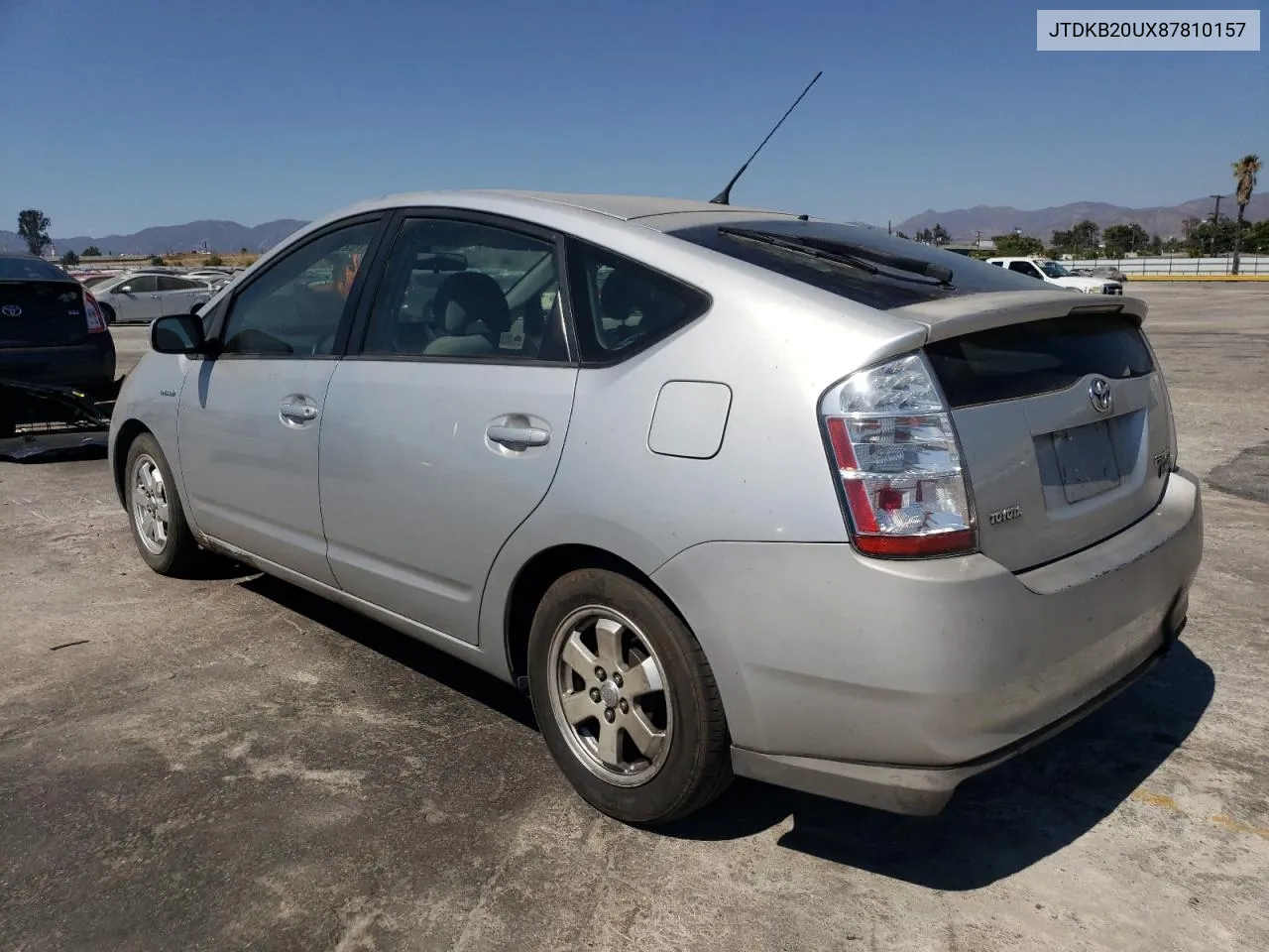 2008 Toyota Prius VIN: JTDKB20UX87810157 Lot: 70273624