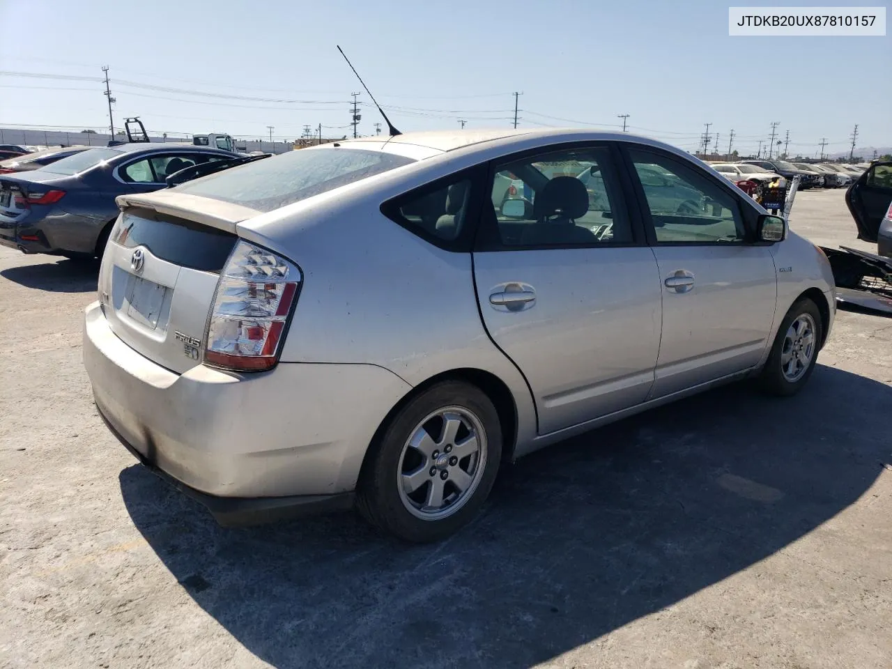 2008 Toyota Prius VIN: JTDKB20UX87810157 Lot: 70273624