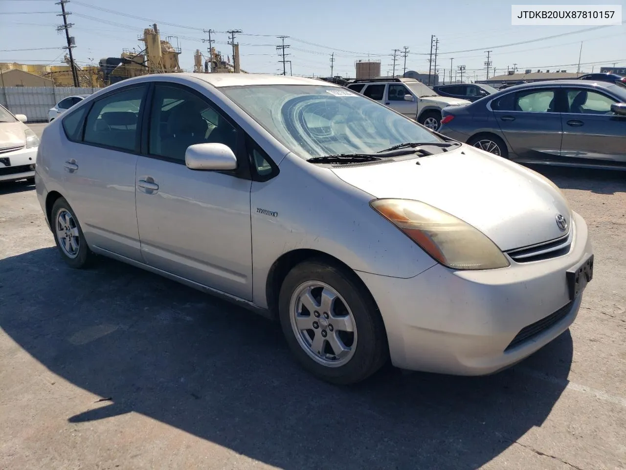 JTDKB20UX87810157 2008 Toyota Prius