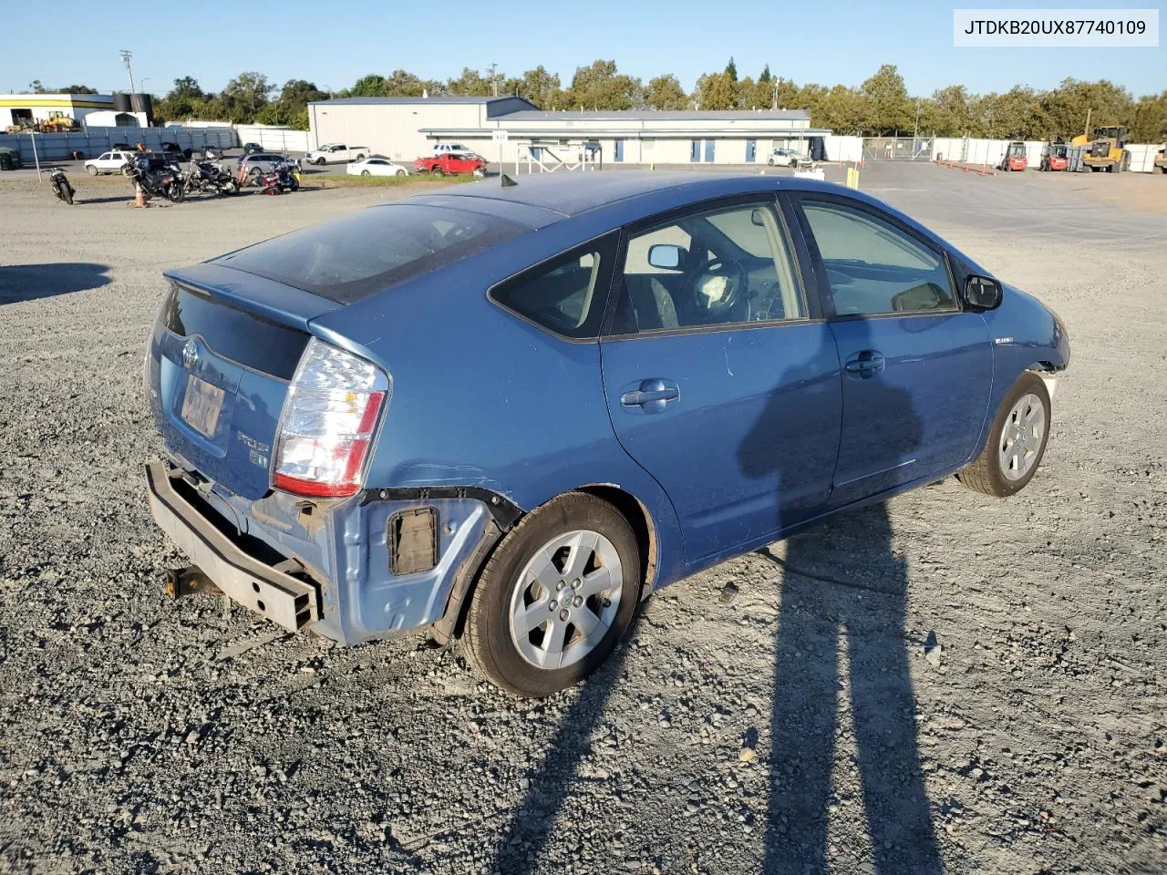 2008 Toyota Prius VIN: JTDKB20UX87740109 Lot: 70304204