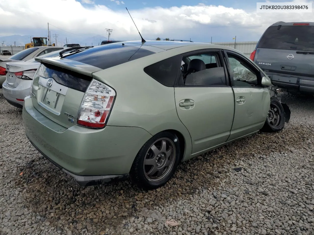 2008 Toyota Prius VIN: JTDKB20U383398476 Lot: 70423614