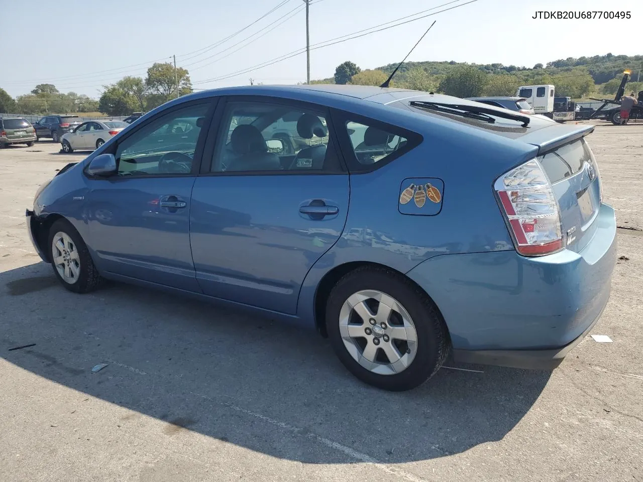 2008 Toyota Prius VIN: JTDKB20U687700495 Lot: 70742684