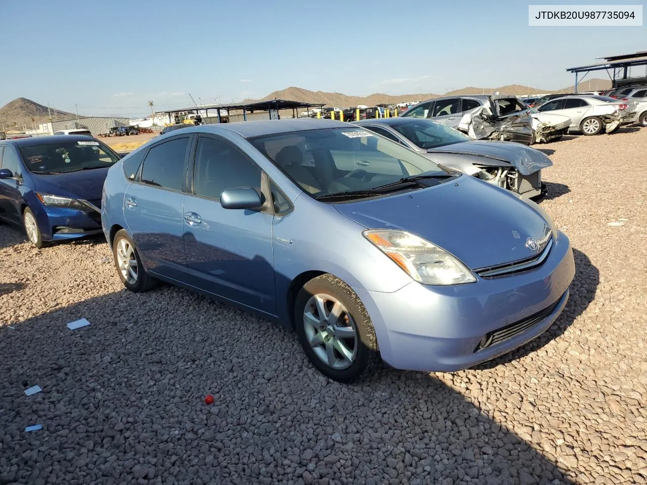 JTDKB20U987735094 2008 Toyota Prius