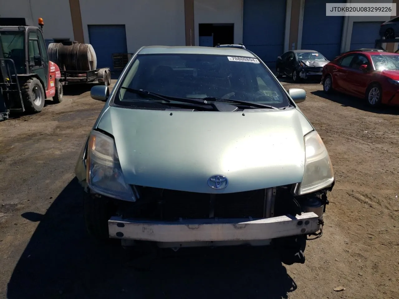 2008 Toyota Prius VIN: JTDKB20U083299226 Lot: 70800894