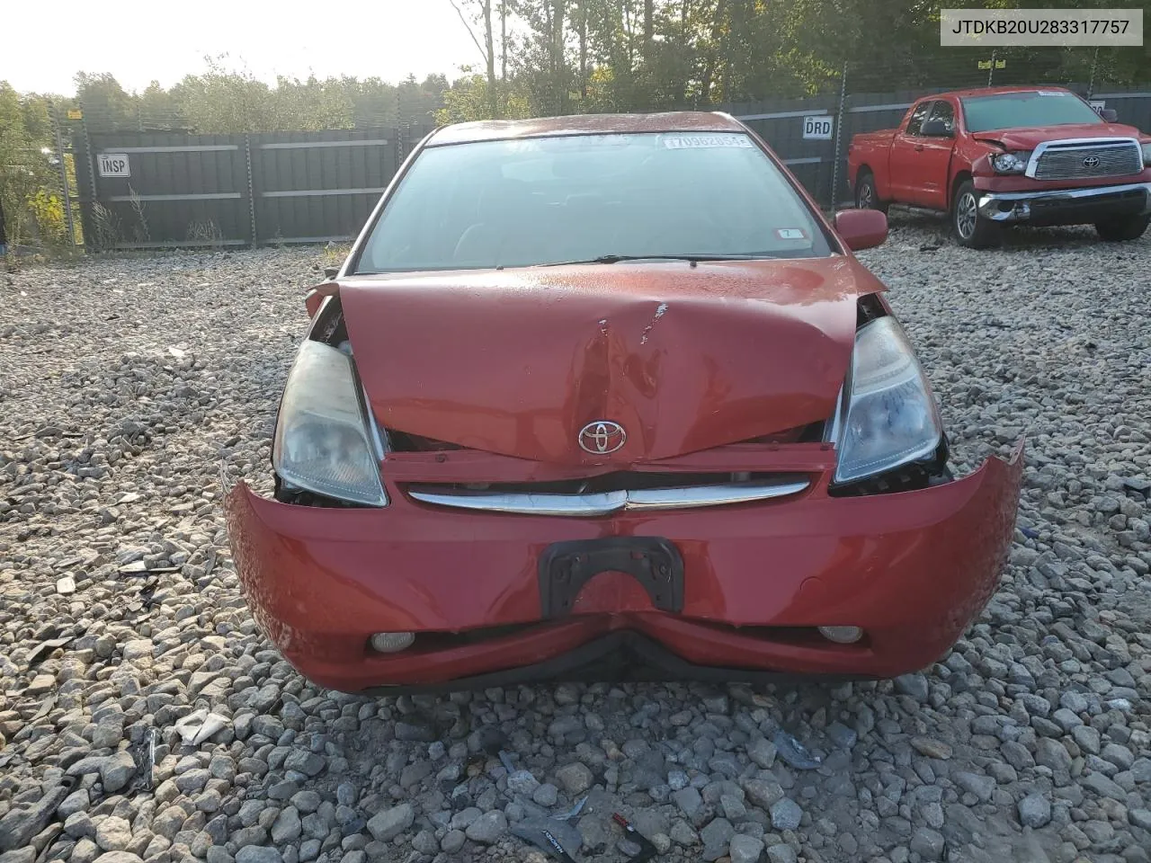 JTDKB20U283317757 2008 Toyota Prius